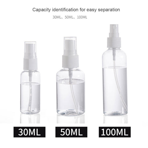 Transparent Empty Spray Bottles 30ml/50ml/100ml-Nicey Mart
